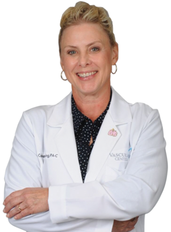 Dr. Fleming in a white doctor coat - Vascular Center of Mobile